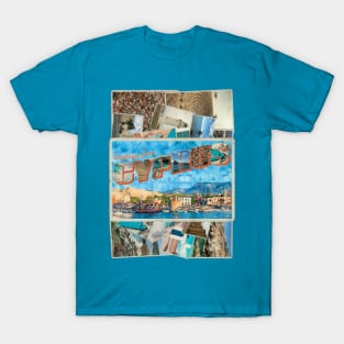 Greetings from Cyprus Vintage style retro souvenir T-Shirt